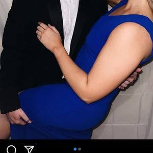 KY blue formal dress